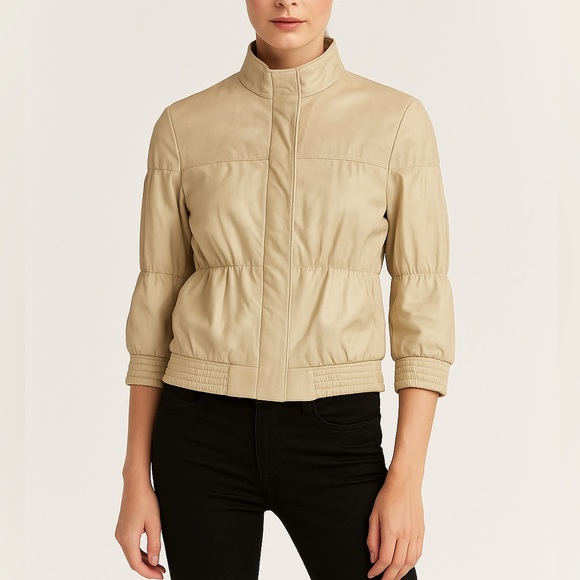 BRUNELLO CUCINELLI Leather Jacket NWT